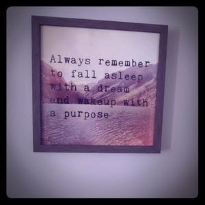Inspirational wall decor